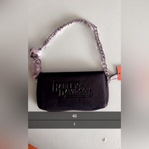 BNWT  Zip Wallet with Chain . Harley Davidson